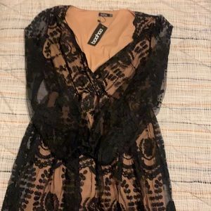 Boohoo lace dress